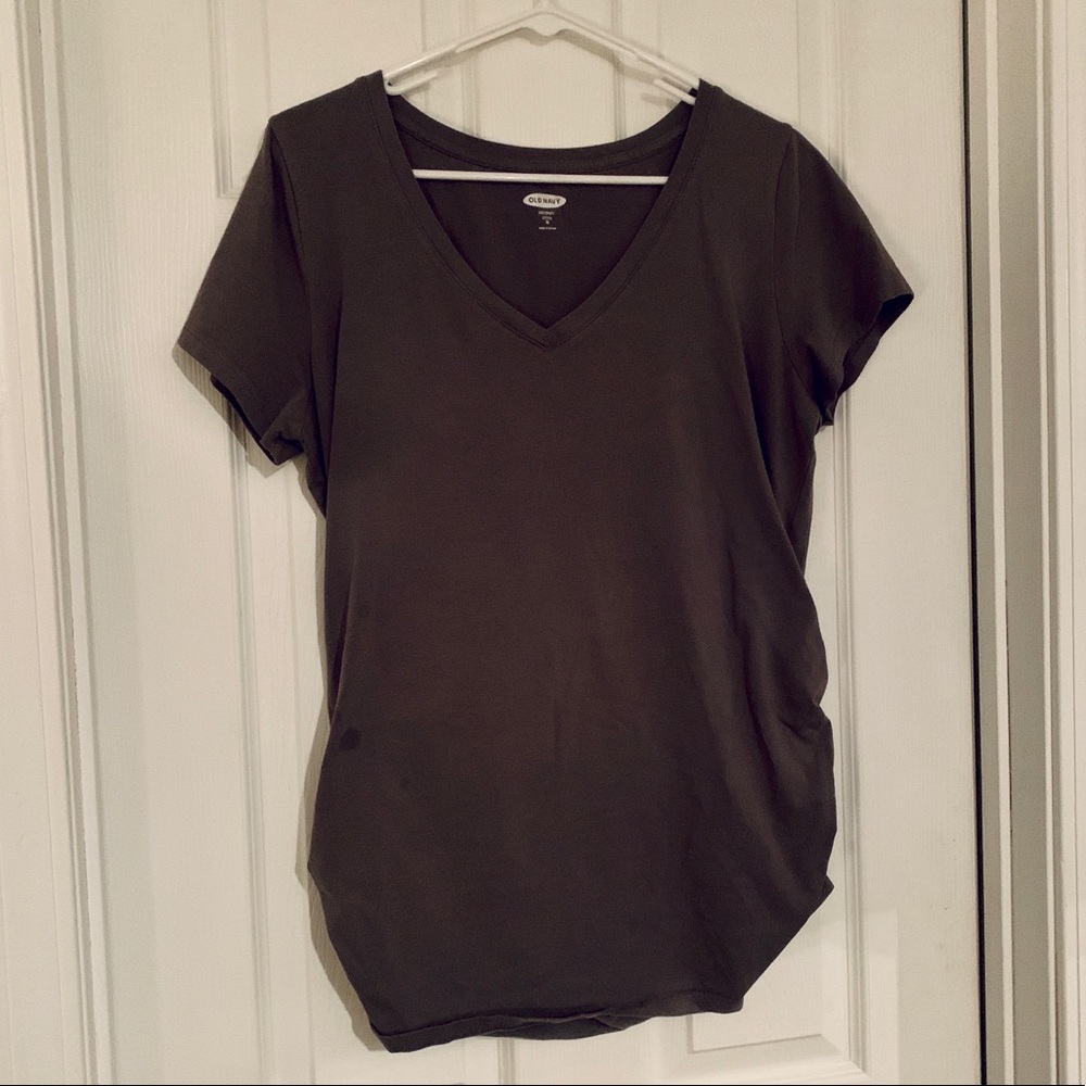Charcoal Gray Maternity T-Shirt